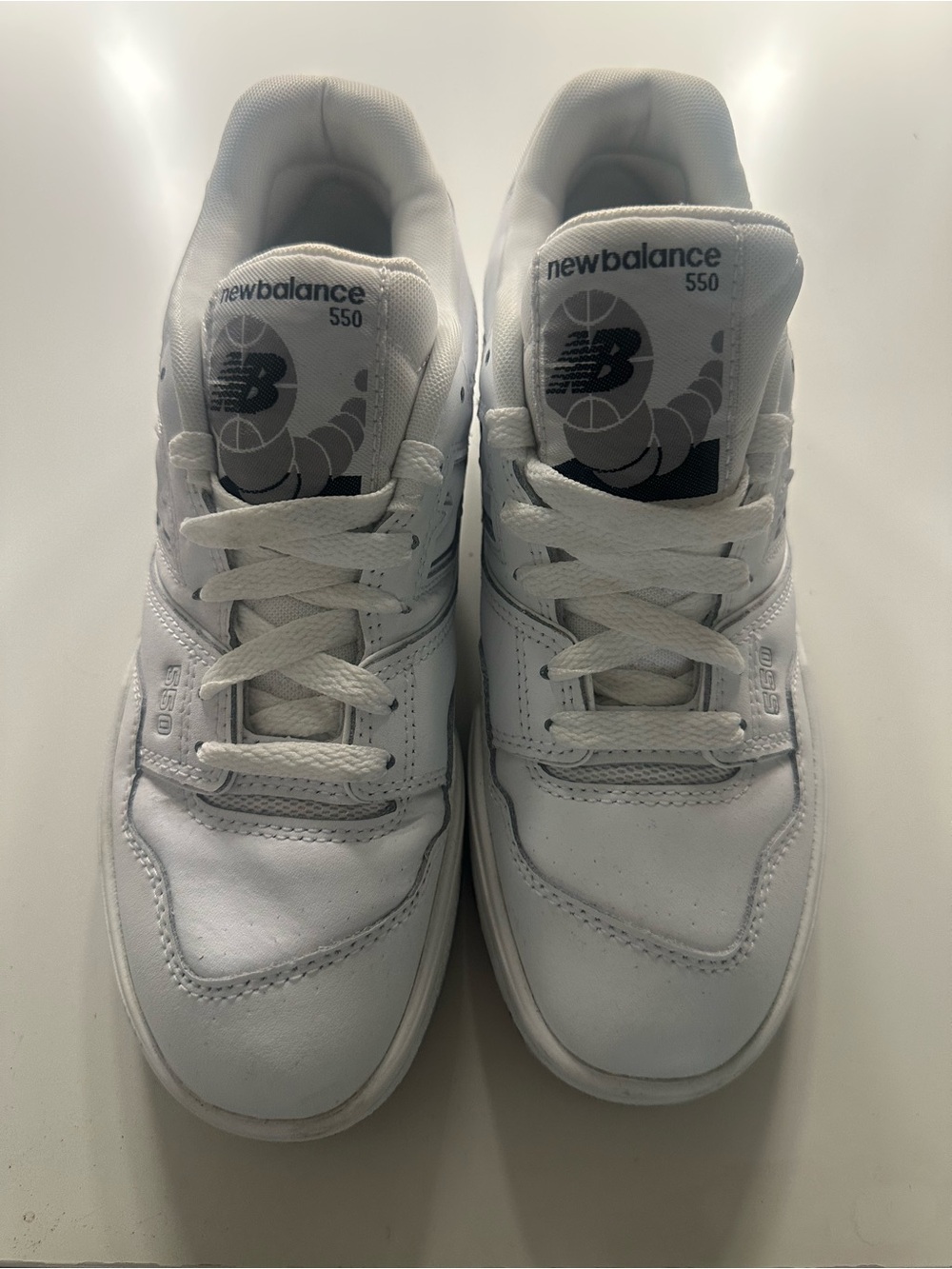 New Balance Kids' White 550 Low-Top Sneakers
